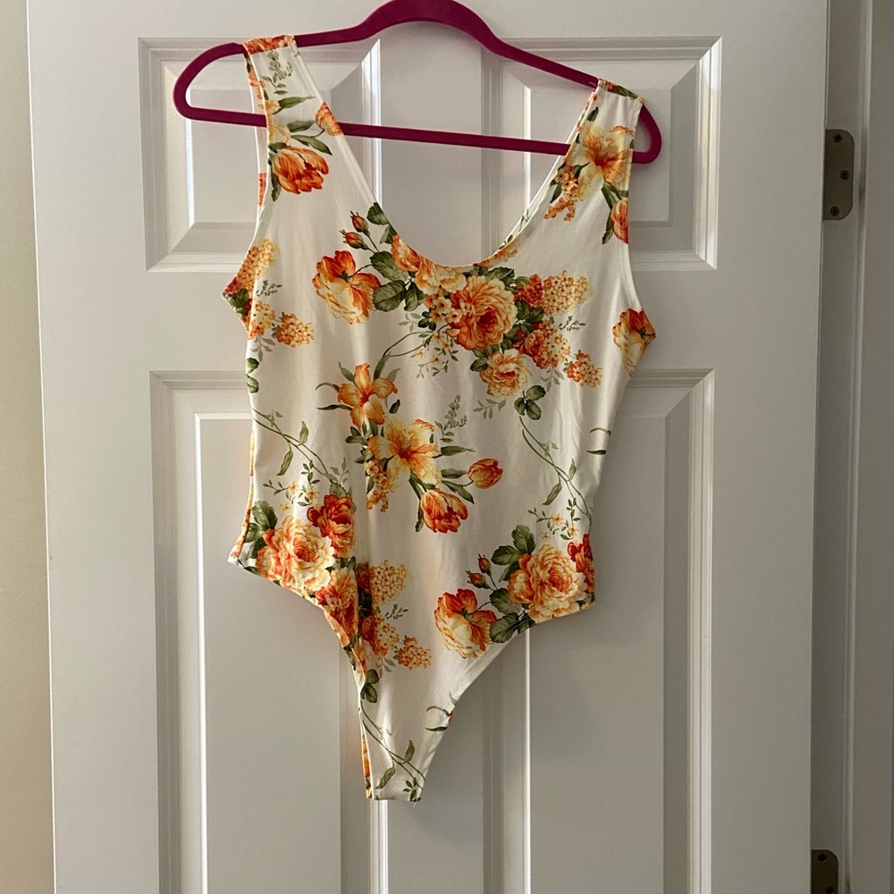 Floral bodysuit